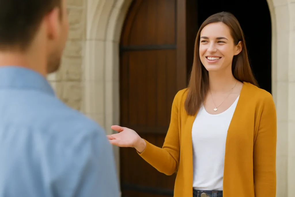 church welcome greetings