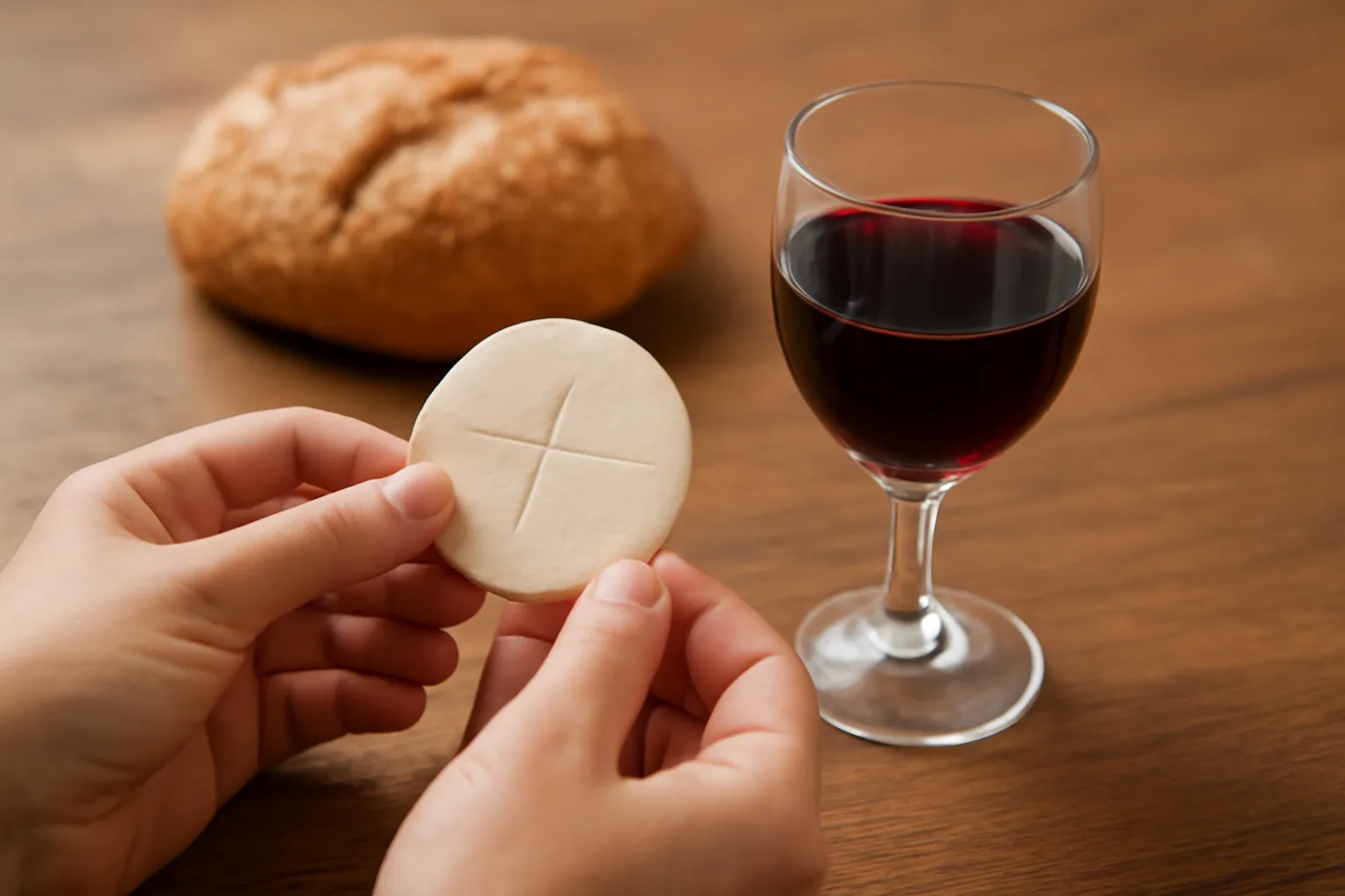 communion prayers for the bread and wine