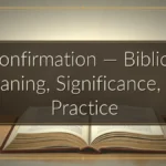 Confirmation — Biblical Meaning, Significance, and Practice