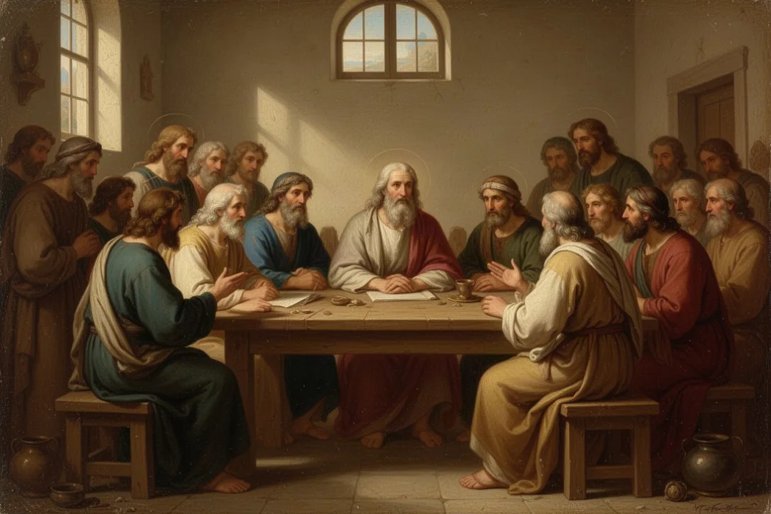 Church community practicing patient and respectful Christian fellowship