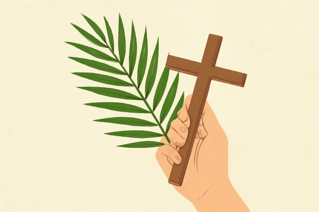 cross palm sunday