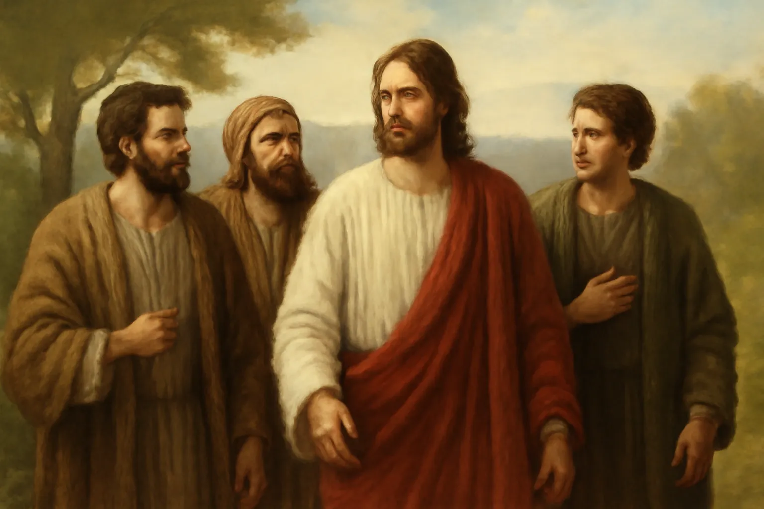 disciples with jesus