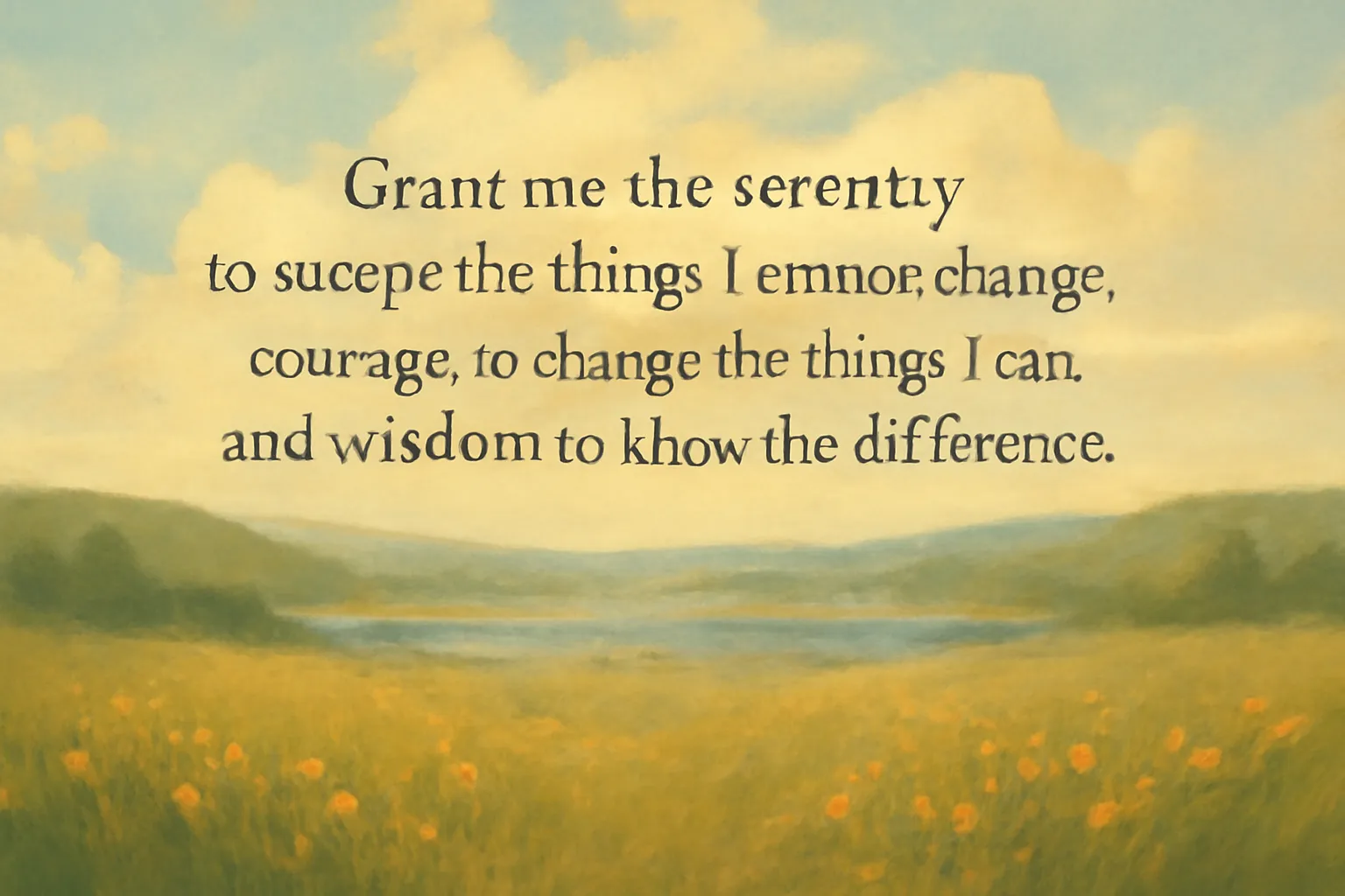 entire serenity prayer