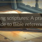 Finding scriptures: A practical guide to Bible references