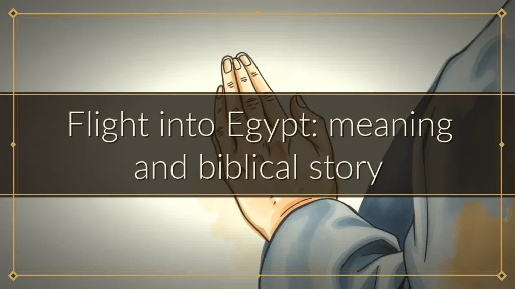 Flight into Egypt: meaning and biblical story