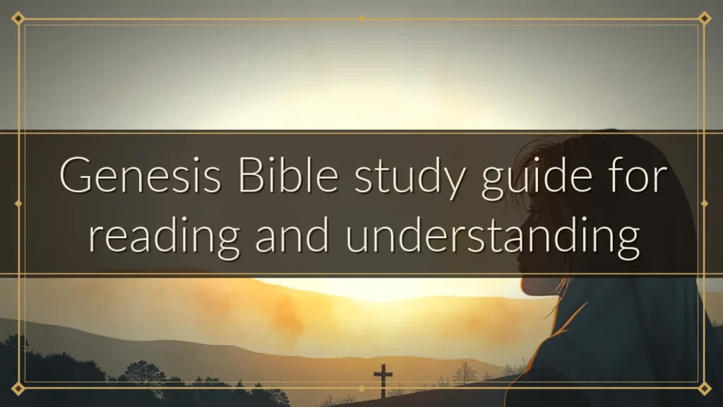 Genesis Bible study guide for reading and understanding