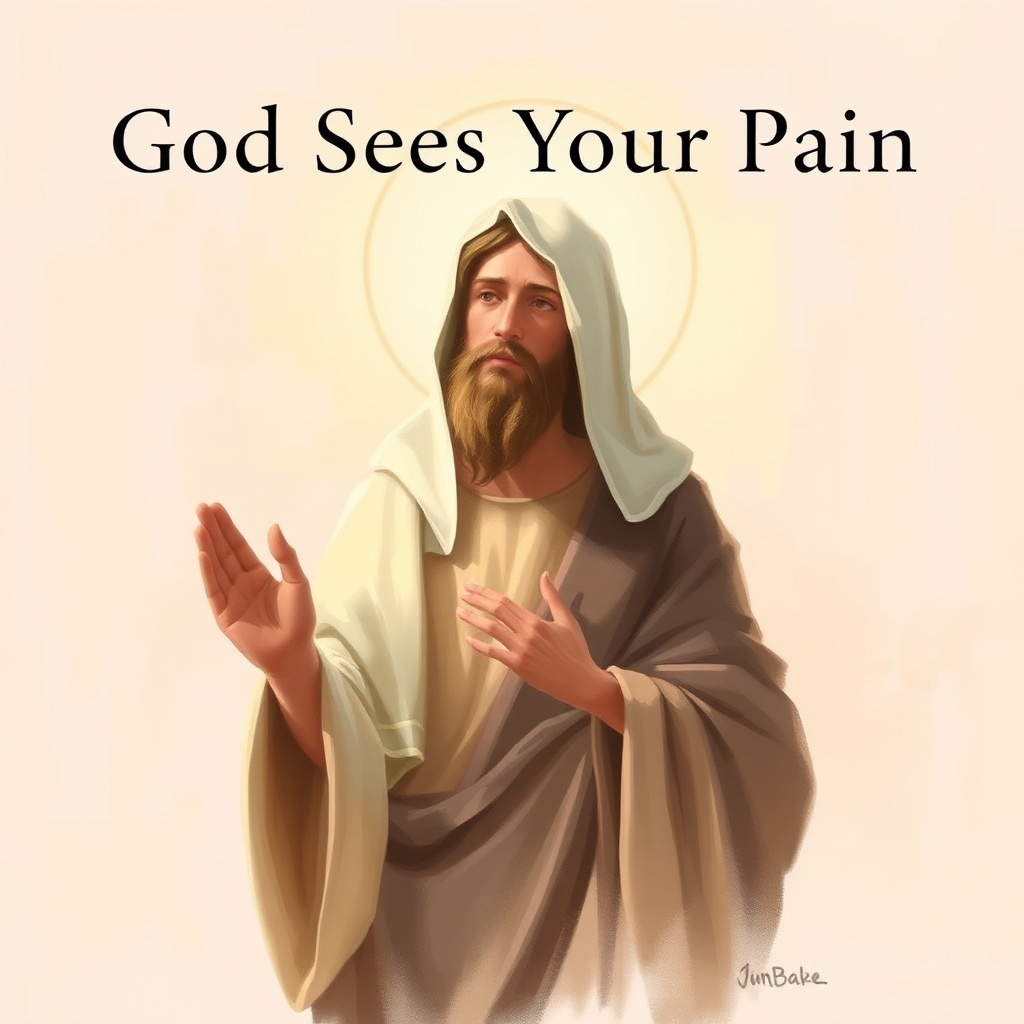 God Sees Your Pain and Struggles: Bible Verses of Hope