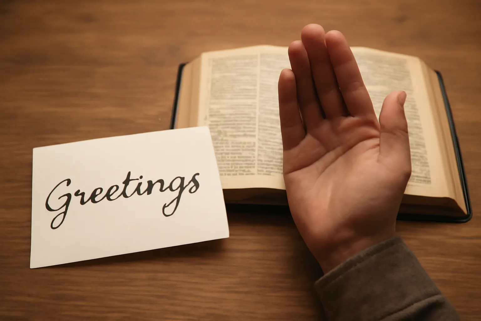 greetings scripture