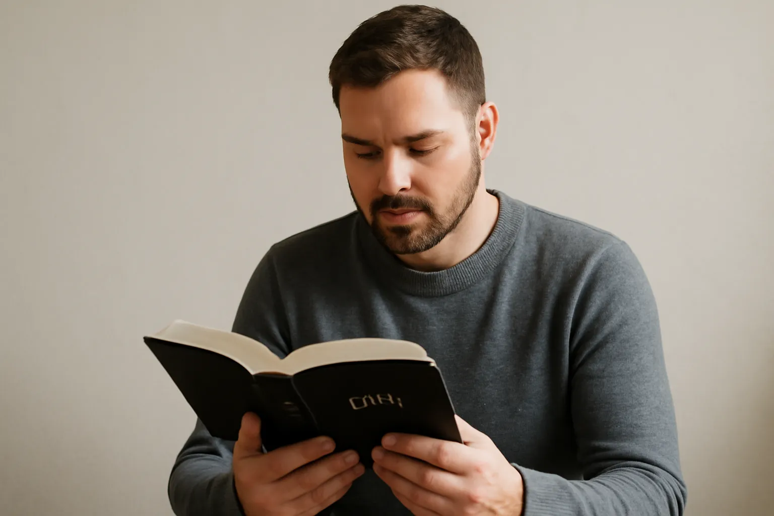 he reads truth bible