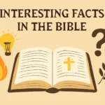 interesting facts in the bible