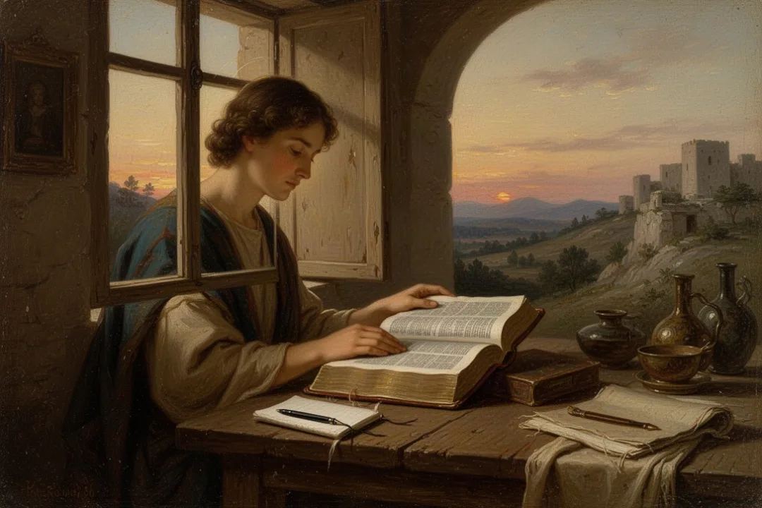 Person reflecting on Jeremiah’s calling while reading the Bible