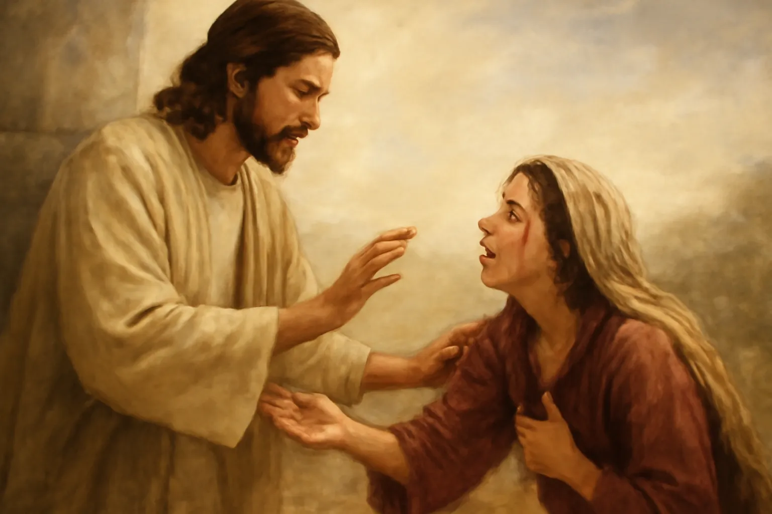 jesus heals woman with bleeding
