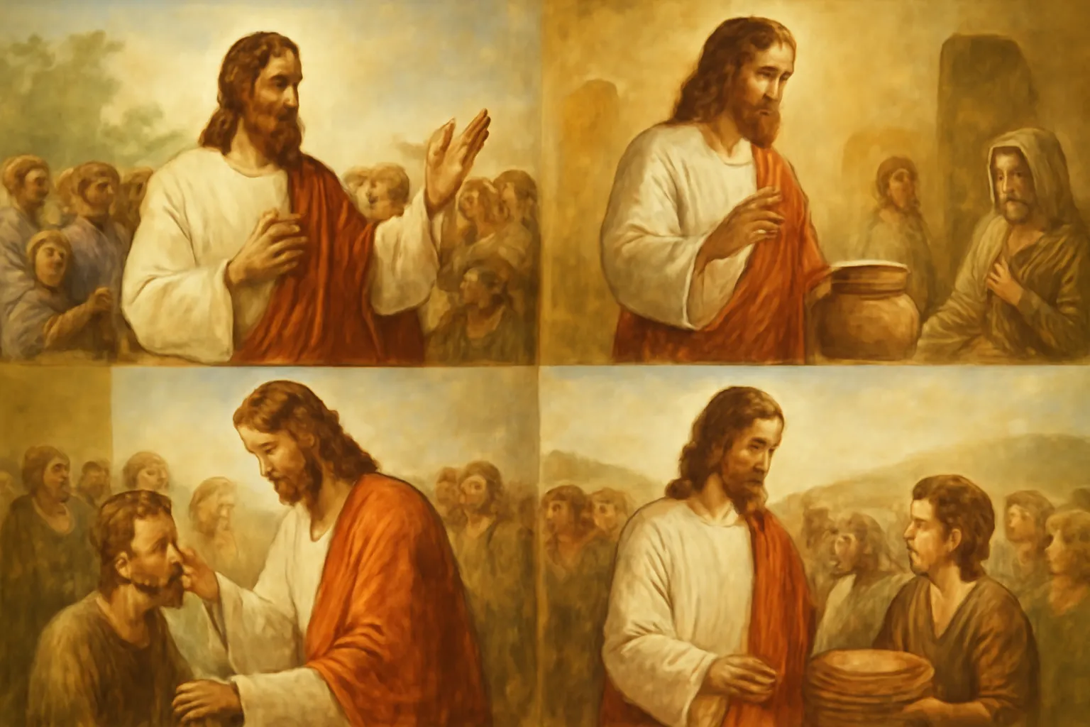 jesus miracles chronological order