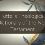 Kittel’s Theological Dictionary of the New Testament