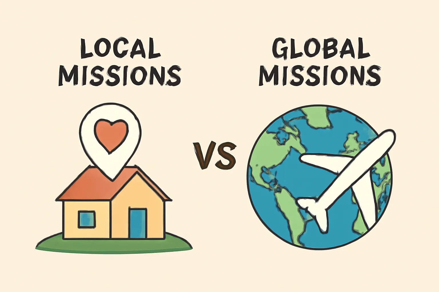 local missions vs global missions