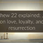 Matthew 22 explained: Jesus on love, loyalty, and resurrection