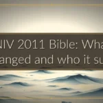NIV 2011 Bible: What changed and who it suits