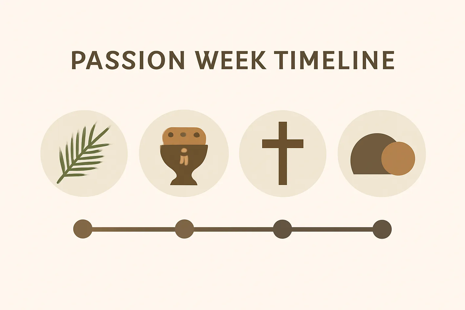 passion week timeline