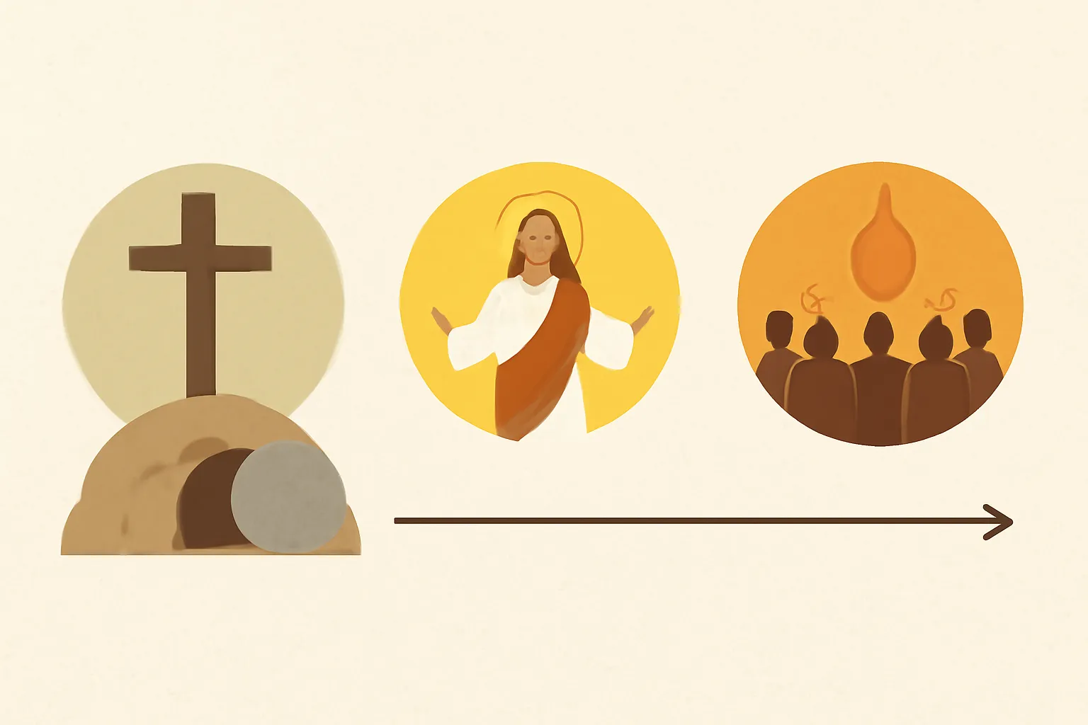pentecost after resurrection timeline