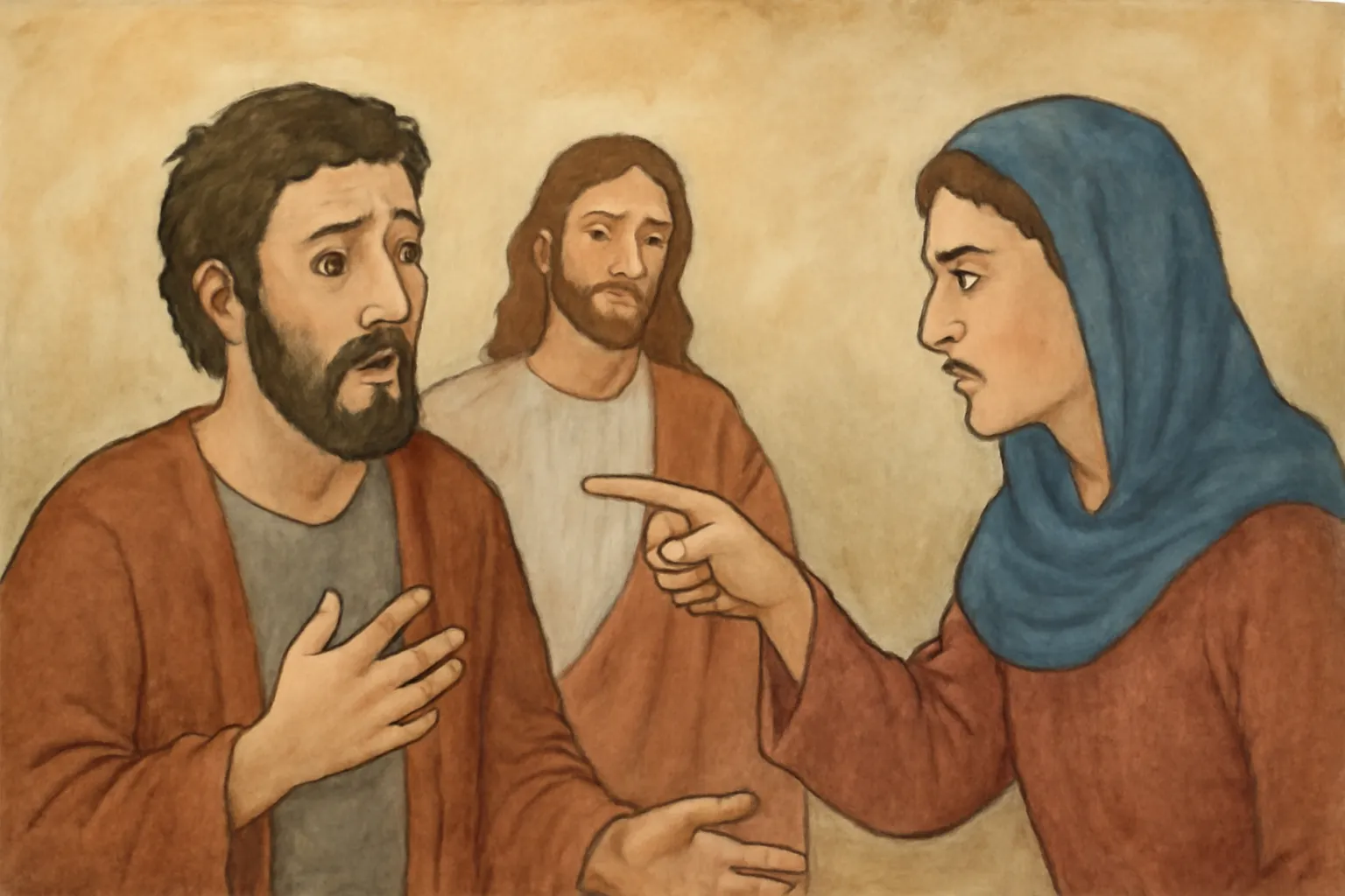 peter denies jesus timeline