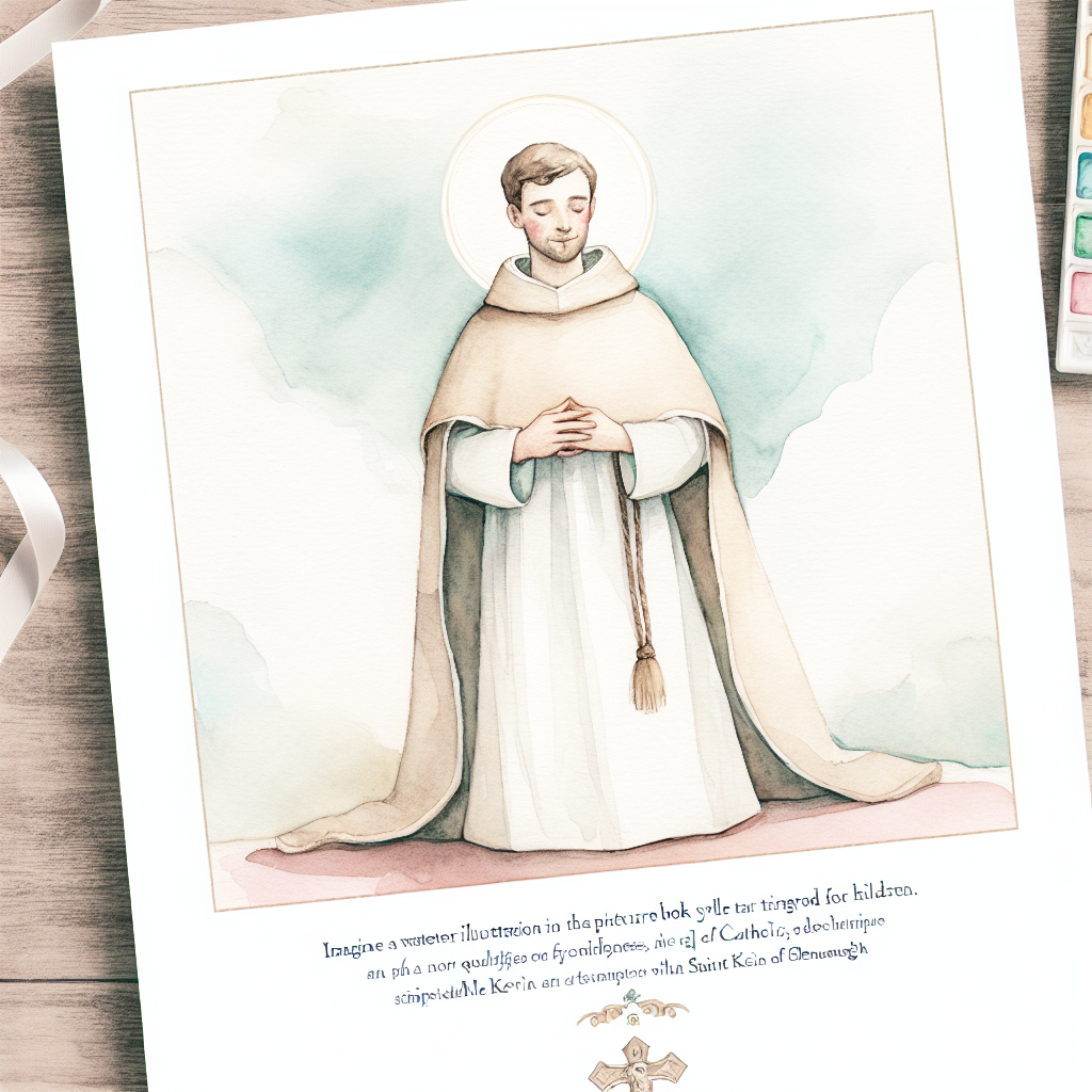 Printable Saint Kevin of Glendalough Prayer Card — Free Download