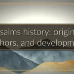 Psalms history: origins, authors, and development Psalms history: origins, authors, and development