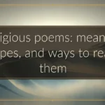 Religious poems: meaning, types, and ways to read them Religious poems: meaning, types, and ways to read them
