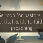 Sermon for pastors: a practical guide to faithful preaching
