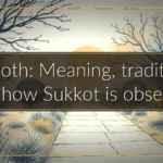 Succoth: Meaning, traditions, and how Sukkot is observed