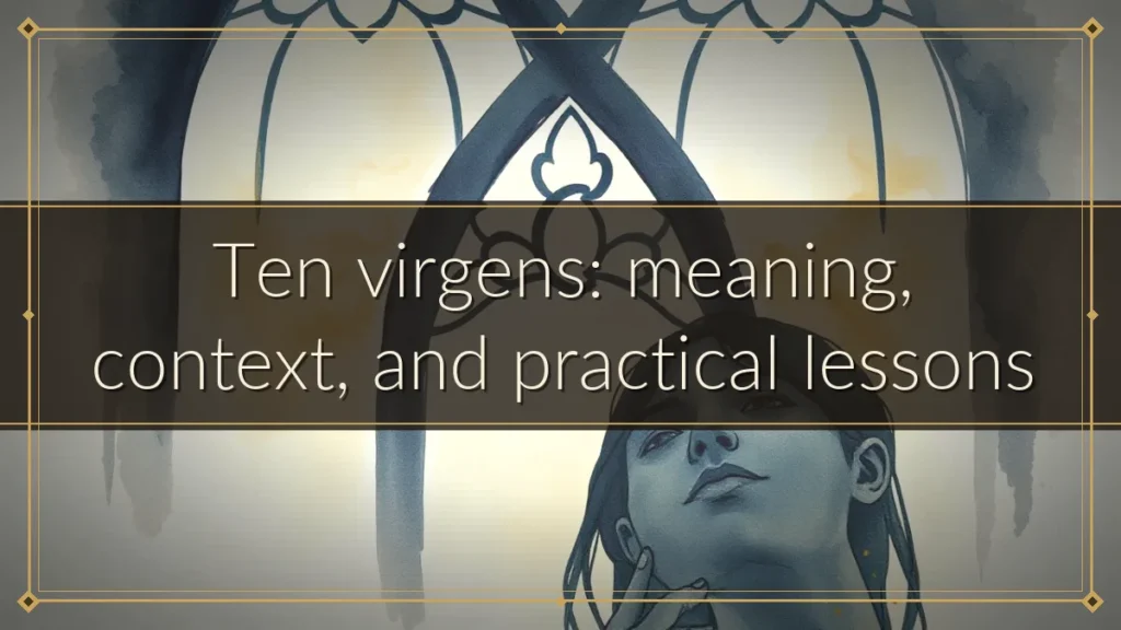 Ten virgens: meaning, context, and practical lessons