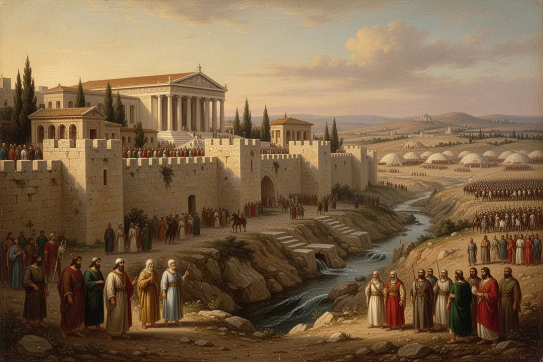 Jerusalem fortified during Hezekiah’s reign before the Assyrian siege