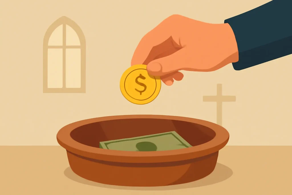 tithing to the church