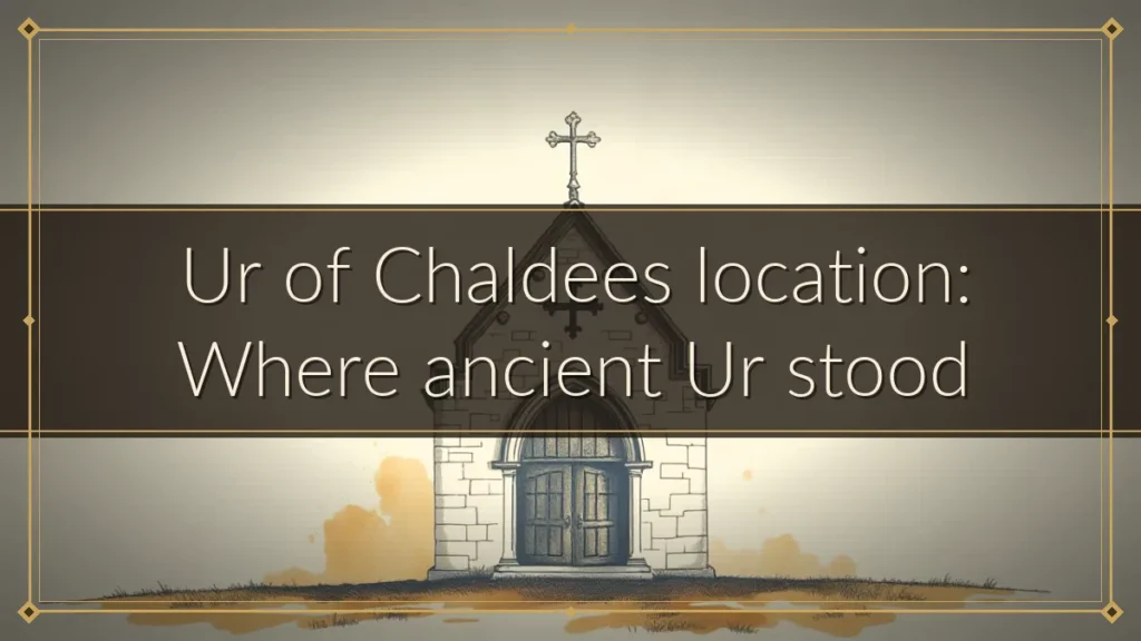Ur of Chaldees location: Where ancient Ur stood