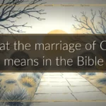 What the marriage of Cana means in the Bible