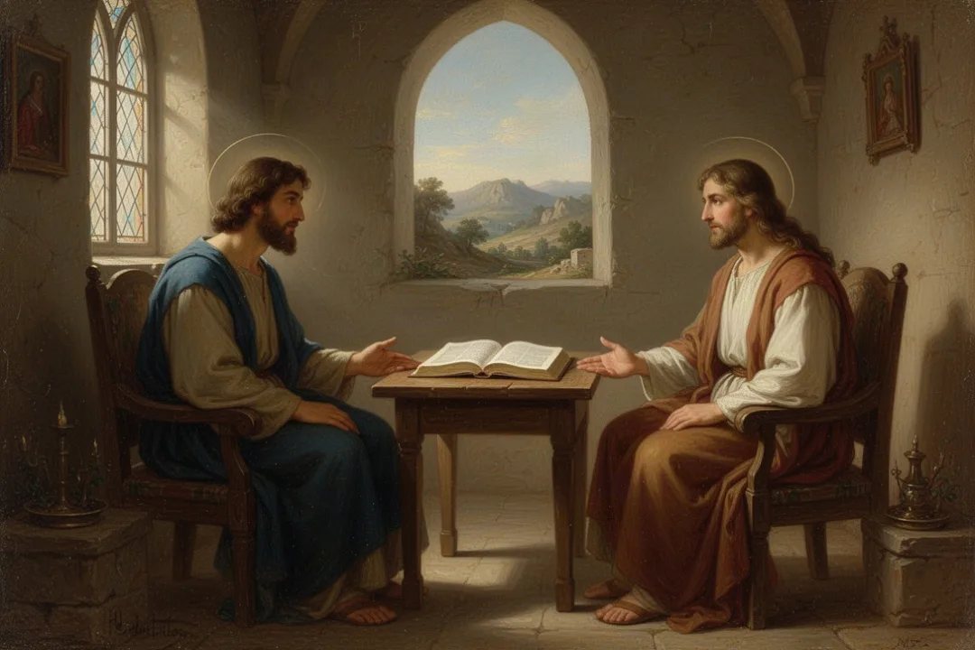 Church counseling conversation about spiritual freedom and healing