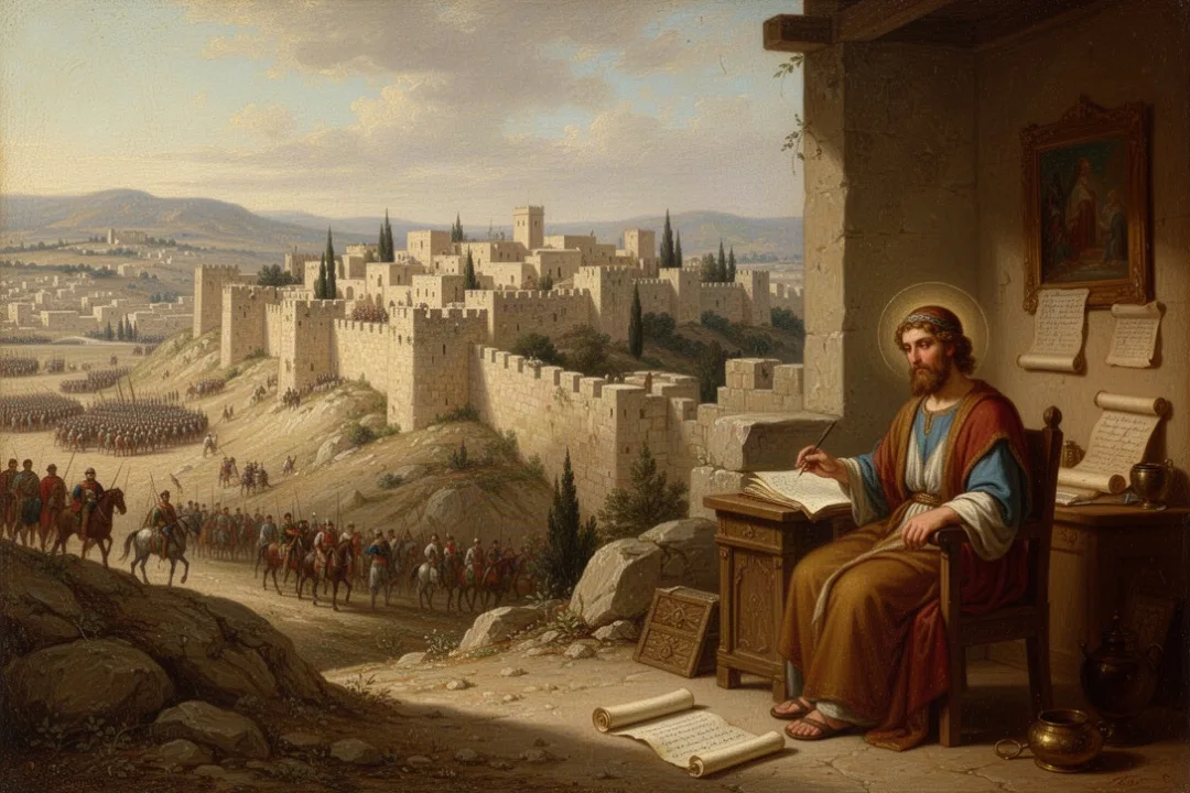 Ancient Jerusalem and a scribe during Isaiah’s historical period