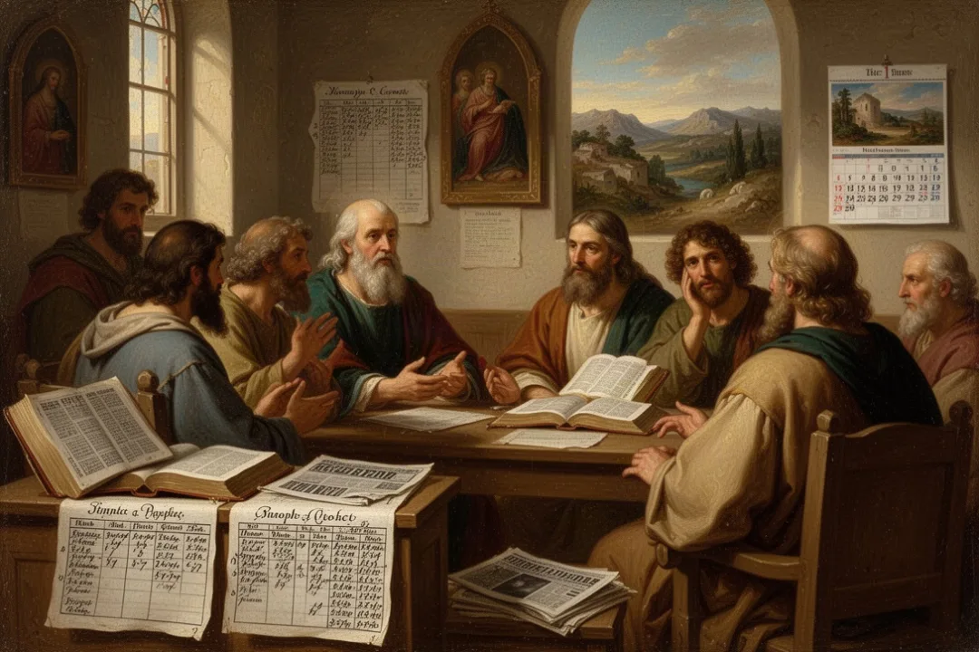 Church study group examining rapture predictions and biblical timelines
