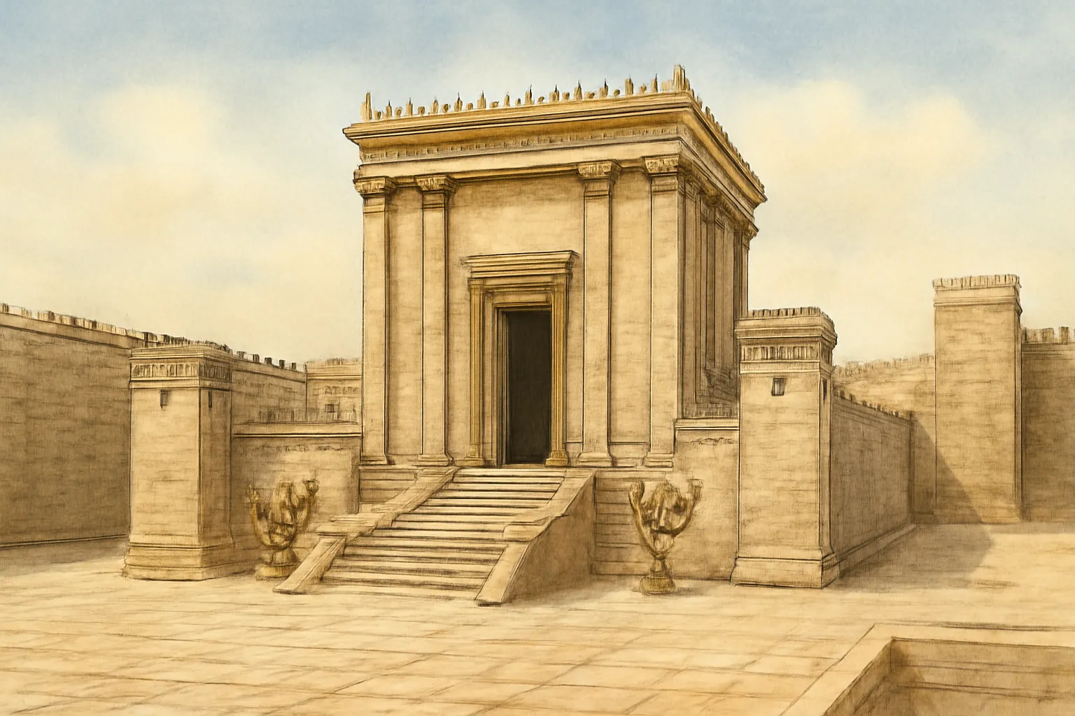 when was the second temple built