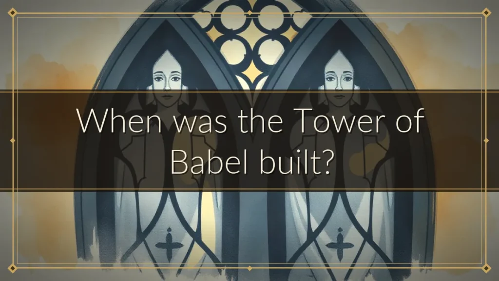 When was the Tower of Babel built?