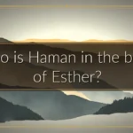 Who is Haman in the book of Esther?