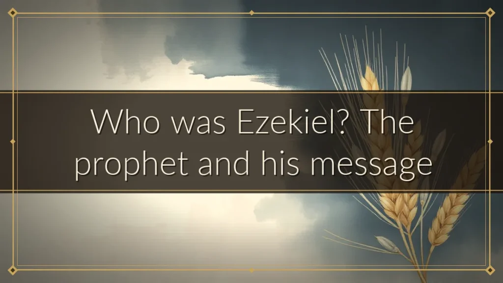 Who was Ezekiel? The prophet and his message