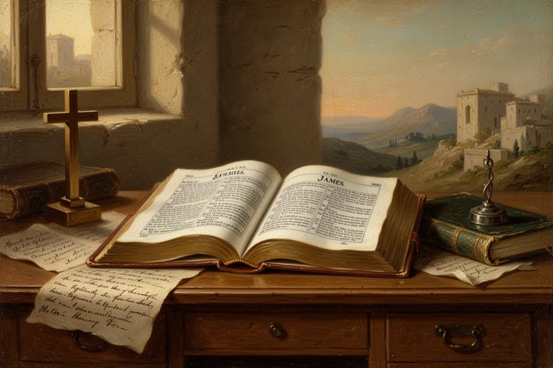Who wrote James in the Bible?